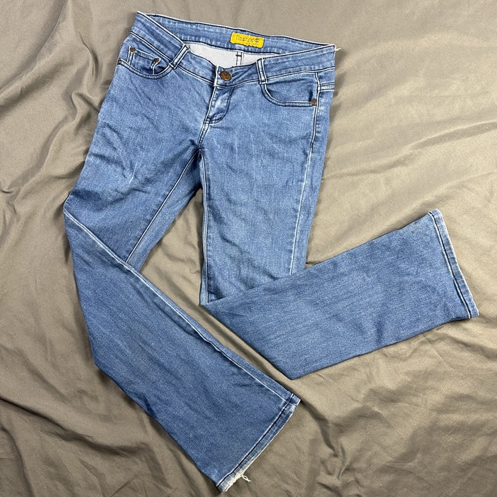 Timberland Blue Flared Leg Jeans Size W28 L32